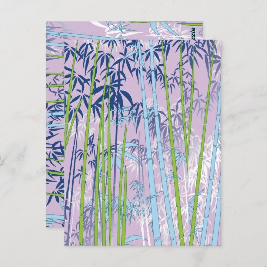 Bamboe Briefkaart (Voorkant / Achterkant)