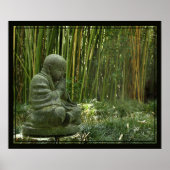 Bamboe Buddha Print -24x20 -andere formaten beschi (Voorkant)