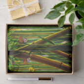 Bamboe & Butterfly Art 1 Tissuepapier (Geschenk)
