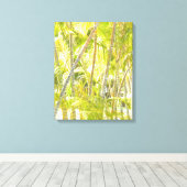 bamboe canvas afdruk (Insitu (Houten vloer))
