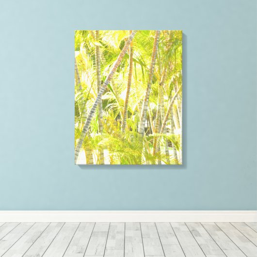 bamboe canvas afdruk (Insitu (Houten vloer))