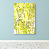 bamboe canvas afdruk (Insitu (Houten vloer))