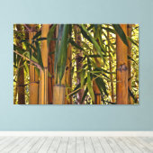 Bamboe Canvas Afdruk (Insitu (Houten vloer))