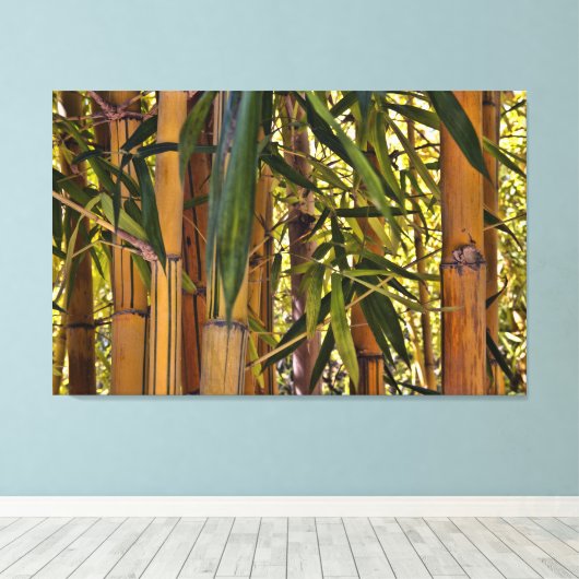 Bamboe Canvas Afdruk (Insitu (Houten vloer))
