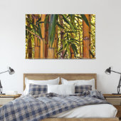 Bamboe Canvas Afdruk (Insitu (Slaapkamer))