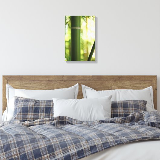 Bamboe (Canvas) Canvas Afdruk (Insitu (Slaapkamer))