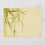 Bamboe Cartoon Ox Chinees Nieuwjaar 2021 HPostC Feestdagenkaart (Achterkant)