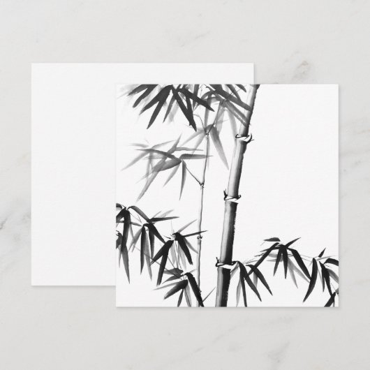 Bamboe - Chinese stijl - niet omlijst (Voorkant / Achterkant)