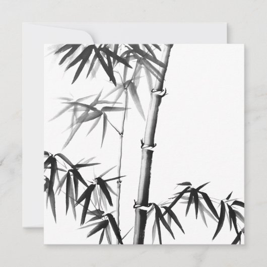 Bamboe - Chinese stijl - niet omlijst (Voorkant)