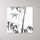 Bamboe - Chinese stijl - ongekaderd Canvas Afdruk (Voorkant)