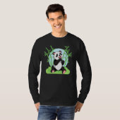 Bamboe Chinese Wildlife Forest Animal Cute Panda B T-shirt (Voorkant volledig)