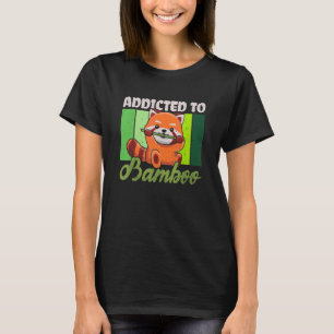 Bamboe citaat voor een rode Panda Zoo Keepe T-shirt