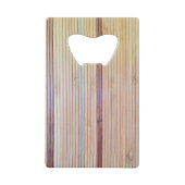Bamboe Creditkaart Flessenopener (Voorkant)