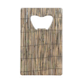 Bamboe Creditkaart Flessenopener (Achterkant)