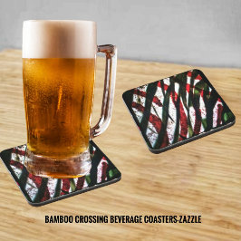 Bamboe Crossing Bier Onderzetter