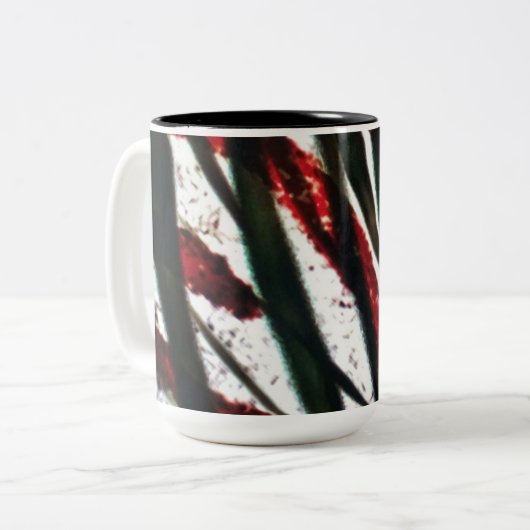 Bamboe Crossing Tweekleurige Koffiemok (Voorkant links)