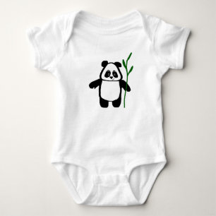 Bamboe de Panda-Baby Creeper Romper
