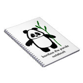 Bamboe de Panda-laptop Notitieboek (Rechterzijde)