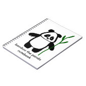 Bamboe de Panda-laptop Notitieboek (Linkerzijde)