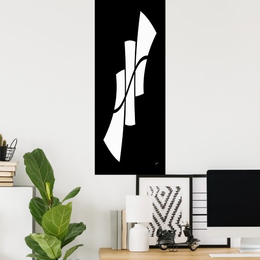 Bamboe - Deco, Poster (Thuiskantoor)