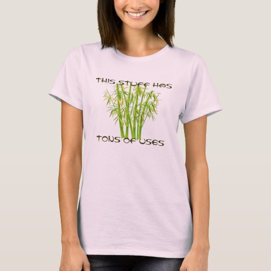 Bamboe, dit spul heeft tientallen toepassingen t-shirt (Voorkant)