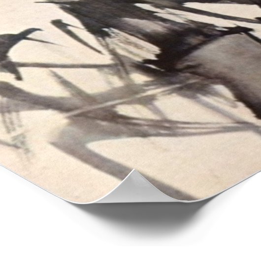 Bamboe door Hsu Wei Poster (Hoek)