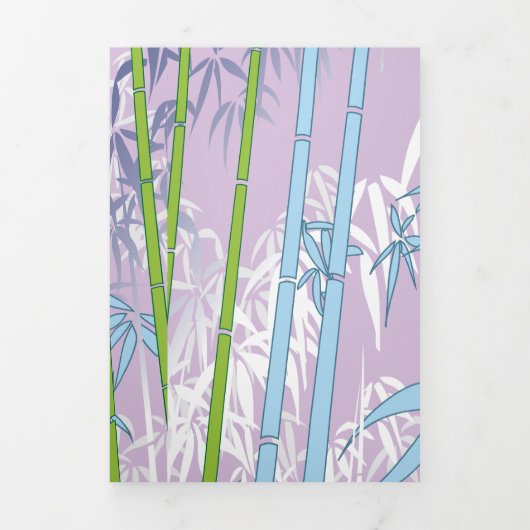 Bamboe Drieluik Wenskaart (Cover)