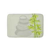 Bamboe en bevroren stenen badmat (Voorkant)