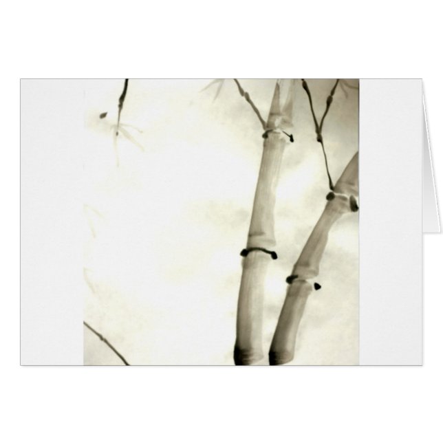 Bamboe en bladeren (Voorkant Horizontaal)