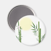 Bamboe en Dragonfly Magneet (Voorkant / Achterkant)