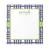 Bamboe en gepersonaliseerd Notitieblok voor graan (Voorkant)