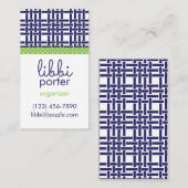 Bamboe en gepersonaliseerde Visitekaartjes met kru (Voorkant / Achterkant)