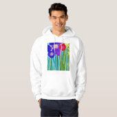 Bamboe en Hibiscus Hoodie (Voorkant volledig)