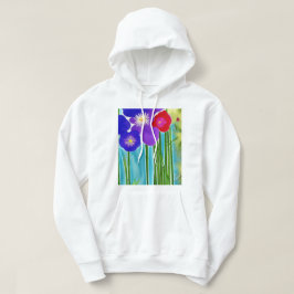 Bamboe en Hibiscus Hoodie