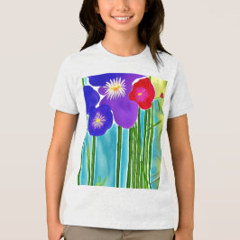 Bamboe en Hibiscus Tri-Blend Shirt