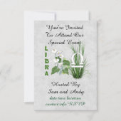 Bamboe en Lily Weegschaal Kaart (Voorkant)