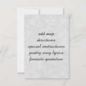 Bamboe en Lily Weegschaal Kaart (Achterkant)