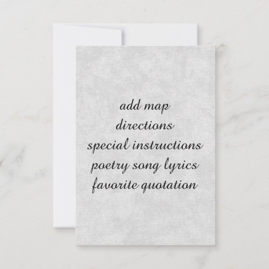 Bamboe en Lily Weegschaal Kaart (Achterkant)