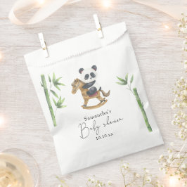 Bamboe en Pandabeer baby shower Bedankzakje