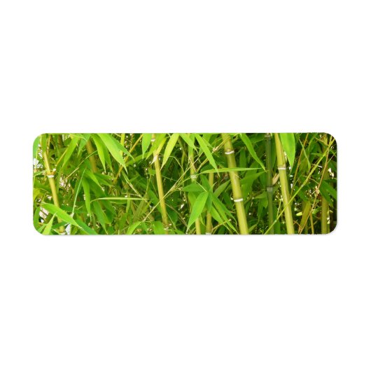 Bamboe Etiket (Voorkant)