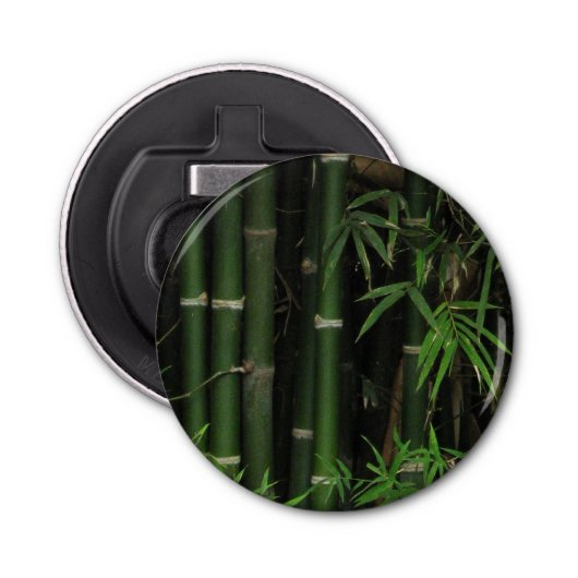 Bamboe ... Fao Rai, Nong Khai, Isaan, Thailand Button Flesopener (Voorkant)