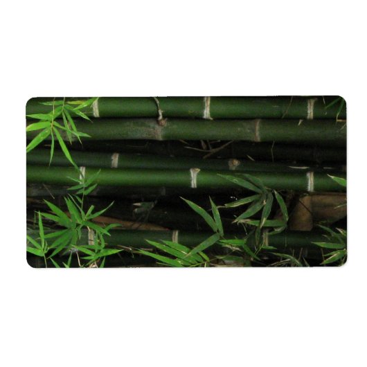 Bamboe ... Fao Rai, Nong Khai, Isaan, Thailand Etiket (Voorkant)
