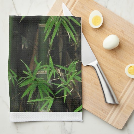 Bamboe ... Fao Rai, Nong Khai, Isaan, Thailand Theedoek (Quarter Fold)