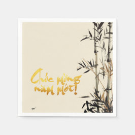 Bamboe Fishing Vietnamees Lunar Nieuwjaar PN Servet