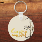 Bamboe Fishing Vietnamees Nieuwjaar BRK Sleutelhanger (Voorkant)