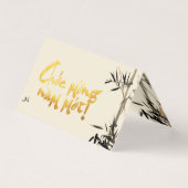 Bamboe Fishing Vietnamees nieuwjaarspakket Folded  Kaart (Voorkant)