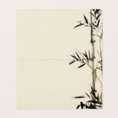 Bamboe Fishing Vietnamees nieuwjaarspakket Folded  Kaart (Binnenkant ongevouwen)