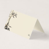 Bamboe Fishing Vietnamees nieuwjaarspakket Folded  Kaart (Achterkant)