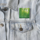 Bamboe Forest 2 Vierkante Button 5,1 Cm (In situ)