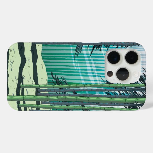 Bamboe Forest Case-Mate iPhone Case (Achterkant (horizontaal))
